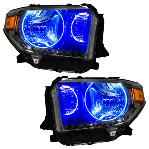 Toyota Tundra Headlight Assembly - ORACLE Lighting - Dual Halo Kit - ColorSHIFT w/ BC1 Controller - `14-`17